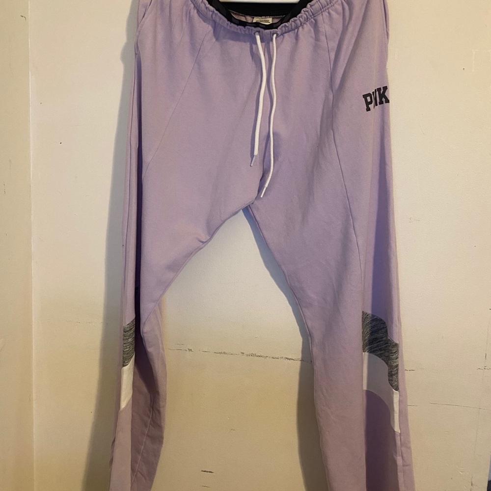 Pink brand. Size Large sweat pants, wide leg.
